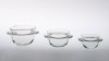 Disko. Raviers en verre mécanique. Trois tailles. Eléments empilables entre-eux. <br />Dimensions : Hauteurs 67mm, 83mm, 103mm. <br />Design : Laurence Brabant, 2009.<br /><br />Crédit photographique : Xavier Nicostrate.<br /><br /><br /> - Laurence Brabant Alain Villechange