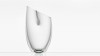 Senso. Carafe qui souligne un geste précis de verrier. Le pincement à chaud pour dégager le bec et crée une préhension aisée. Carafe soufflée bouche.<br />Dimensions : Hauteur 190mm. <br />Design : Laurence Brabant, 2010.<br /><br />Crédit photographique : Stéphane Dondicol.<br /><br /> - Laurence Brabant Alain Villechange