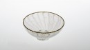 Bol blanc, rythme 1.2016. Dimensions : diameter 130mm, height 70mm. Borosilicate glass. Photo credit : Xavier Nicostrate. - Laurence Brabant Alain Villechange