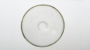F1L. Bowl with white filigree. Purchase of the Musée des Arts Décoratifs of Paris, 2021. Dimensions : diameter 145mm, height 80mm. Borosilicate glass. Photo credit : Xavier Nicostrate - Laurence Brabant Alain Villechange
