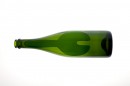 Cold  cuts, spoon, serie 2. Two spoons are extracted form one Champagne bottle. The glass is sawed, shaped, chamfered and polished by hand.<br />Signed and numbered series of 25 pieces + 1 A. <br />Design : Laurence Brabant. 2009.<br /><br />Photographic credit : Antony Girardi. - Laurence Brabant Alain Villechange