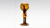 Cold cuts. Wine or beer bottles that are collected, sawed, shaped, chanfered then polished by hand. Handles are made of beech. <br />Unique piece.<br />Design : Laurence Brabant. 2008.<br /><br />Photographic credit : Xavier Nicostrate. - Laurence Brabant Alain Villechange