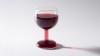 VERRE ROUGE. Revisited wine glass with an hollow foot and leg which enable colours variations. The leg becomes clear red and the foot medium red.<br />Dimensions : diameter 72mm, height 130mm.<br /><br />Photographic credit : Xavier Nicostrate. - Laurence Brabant Alain Villechange